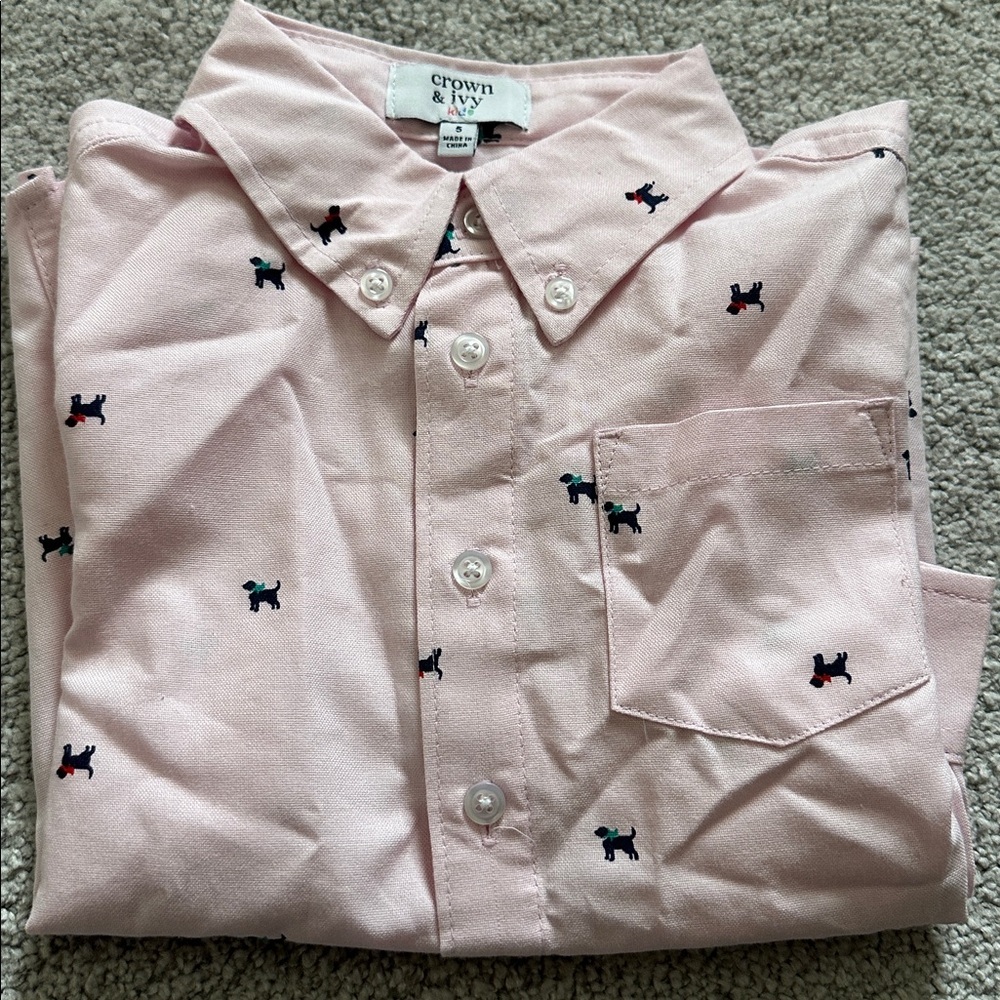 Crown & Ivy Kids Light Pink Shirt